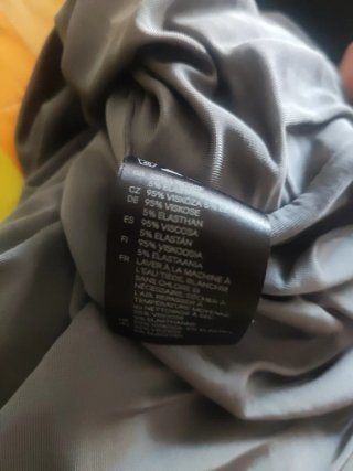 Vestido H&M gris drapeado