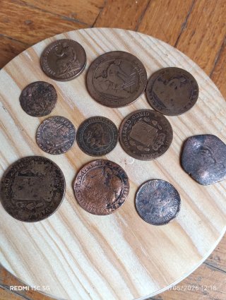 Lote monedas antiguas España