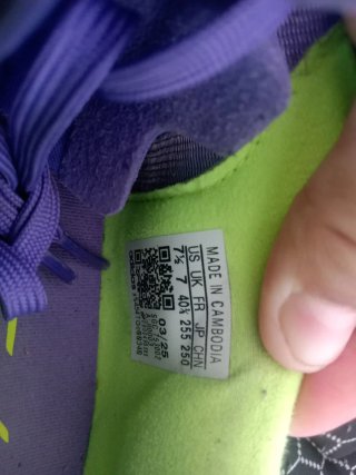 Adidas F50 Moradas y Amarillas Talla 40