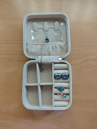 Joyería de plata y turquesa