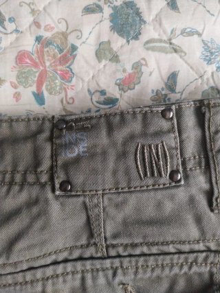 Bermudas cargo hombre verde oliva