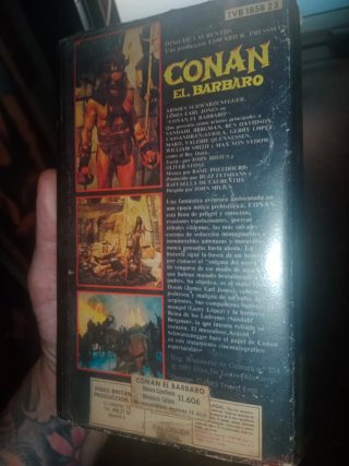VHS Conan el Bárbaro (Beta)