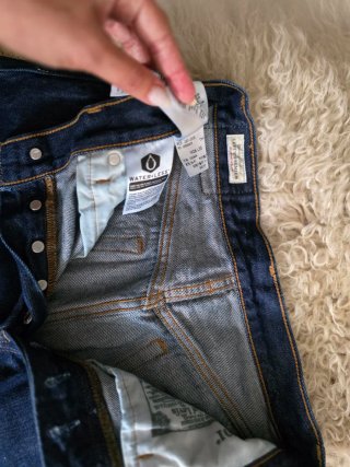 Levi's 501 W26 L30 Azul Oscuro Rectos