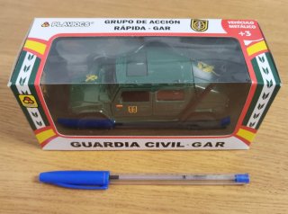 Pack 5 vehículos Policía y Guardia Civil