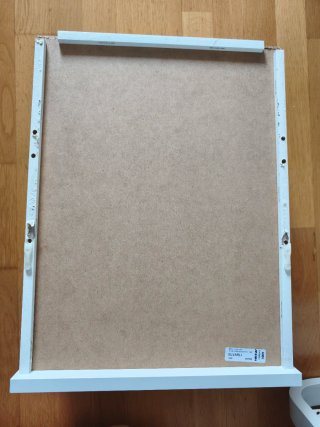 Armario Ikea Elvarli blanco con 3 cajones y barra
