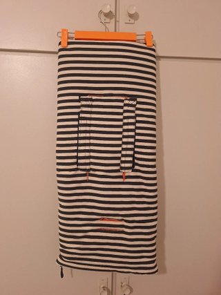 Saco arrullo Jane MIMS rayas naranja