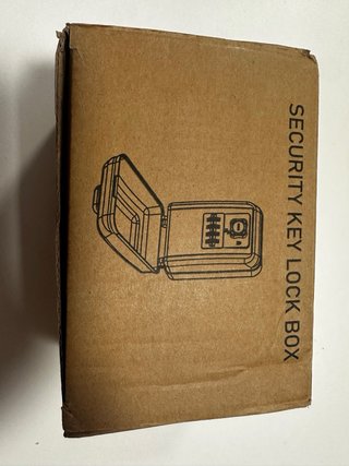 Caja seguridad llaves combinación + tornillos