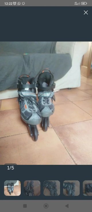 Patines en línea negros