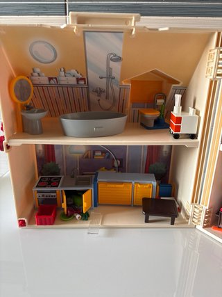 Casa muñecas maletín playmobil