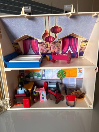 Casa muñecas maletín playmobil
