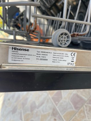 Lavavajillas Hisense