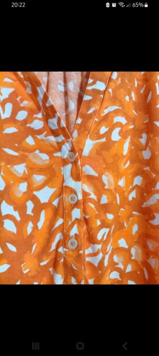 Camisa amplia Marc O'Polo  Talla XL. Medidas.