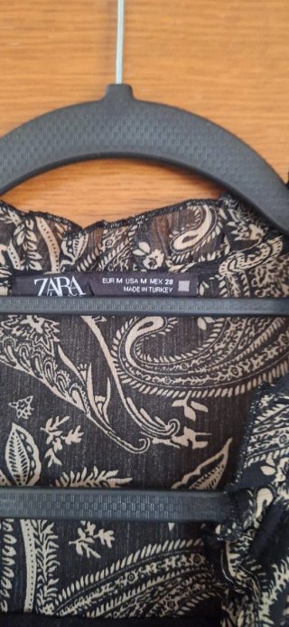 Vestido Zara Estampado Paisley Talla M