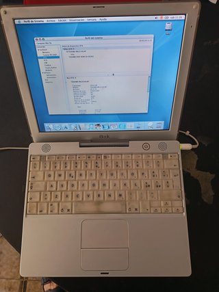 Portátil Apple iBook G3 600 MHz 384 MB RAM
