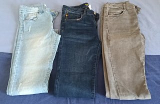 Lote 3 pantalones vaqueros
