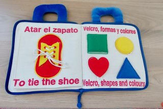 Libro infantil de tela