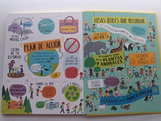 Libro infantil "Cuidemos nuestro planeta"
