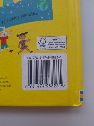 Libro infantil "Cuidemos nuestro planeta"