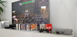 PlayStation 1 consola + mando inalámbrico ps1 ps2