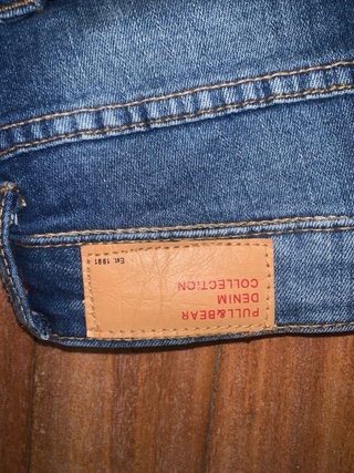 Vaquero corto Pull&Bear azul oscuro Talla 32