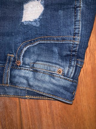 Vaquero corto Pull&Bear azul oscuro Talla 32