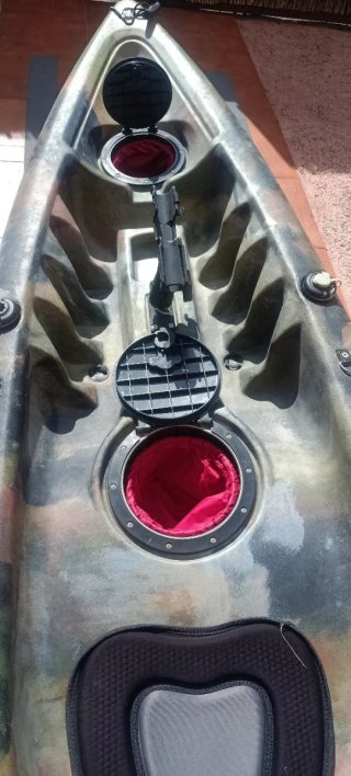 Kayak de pesca camuflaje