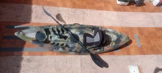 Kayak de pesca camuflaje