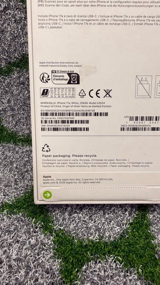 iPhone 17e 256gb Bianco - Nuovo Sigillato Gar. 24M