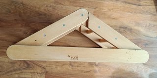 Triangolo Pikler pieghevole in legno