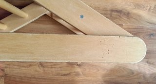 Triangolo Pikler pieghevole in legno