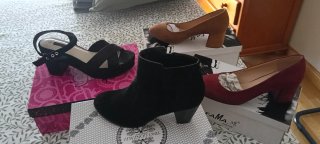 Zapatos de tacón y botín