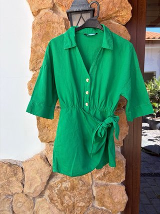 Mono corto Zara verde
