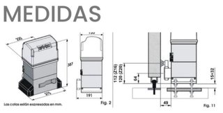 MOTOR PUERTA CORREDERA FAAC 844 ER Z16