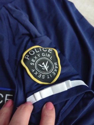 Conjunto sexy policía