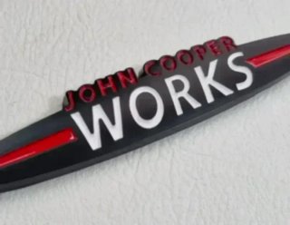 Emblema Logo JCW para Maletero de Mini Cooper One