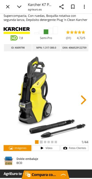 Hidrolimpiadora Karcher