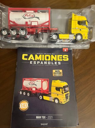 Camión Colección Salvat MAN TGX 1:43