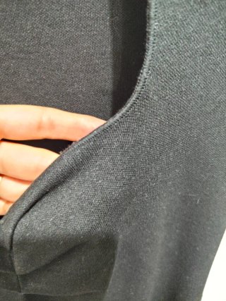 Vestido punto Zara escote corazón