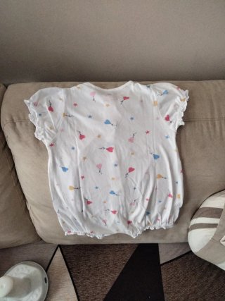 Body neonata cotone leggero stampe palloncini