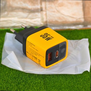 Carregador GaN Asometech 35W - Duas Portas USB