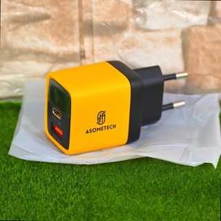 Carregador GaN Asometech 35W - Duas Portas USB