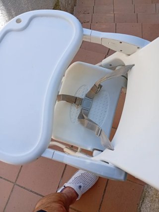 Trona para bebé blanca