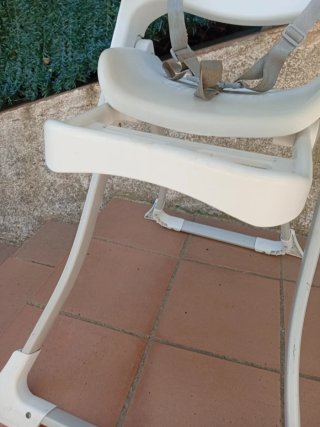 Trona para bebé blanca
