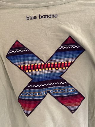 Camiseta Blue Banana Verde con Logo X
