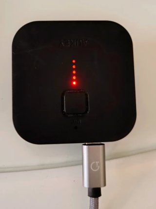 Receptor Bluetooth 4.1 Aukey Negro