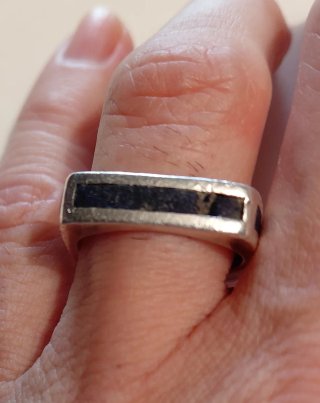 Anillo Plata 925 con Lapislázuli