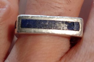 Anillo Plata 925 con Lapislázuli