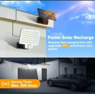 2 Focos Solares 240 LED