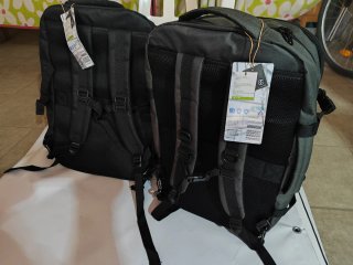 Mochilas de cabina 1 Negra y 1 Verde Oliva