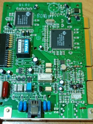 Scheda Modem Interna PCI 56K ETAL
